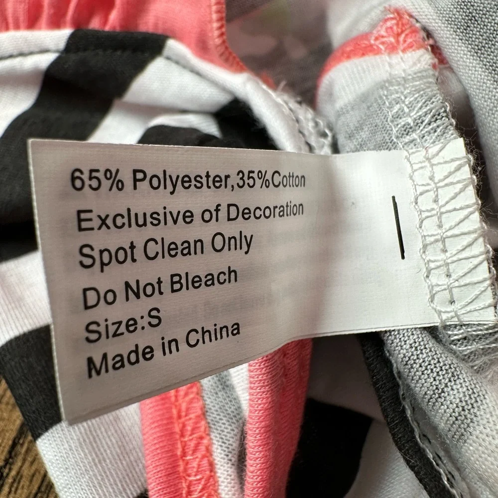 Chic Striped Dog Tank Top with Pink Accents